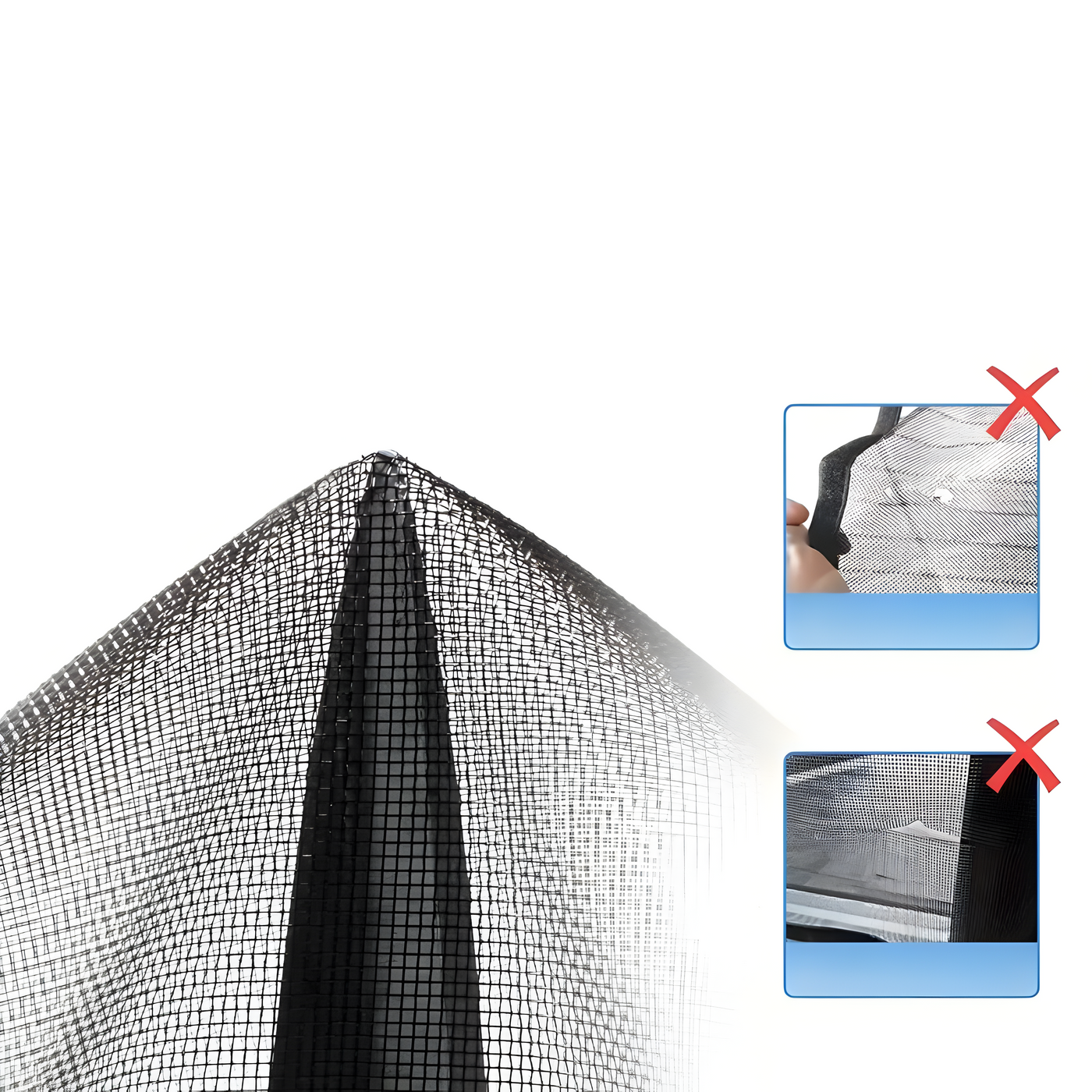 Magnetischen Fliegengitter Tür- Hochwertig und selbstschließend | Einfache Montage