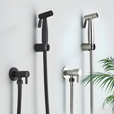 MonoSpray Set – Edelstahl Bidet Sprühkopf Armatur