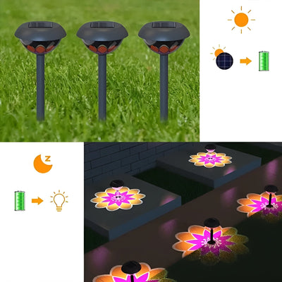 Solarlampen für Außen – 2 Stück LED Gartenbeleuchtung mit Dämmerungssensor | Automatisch Ein/Aus