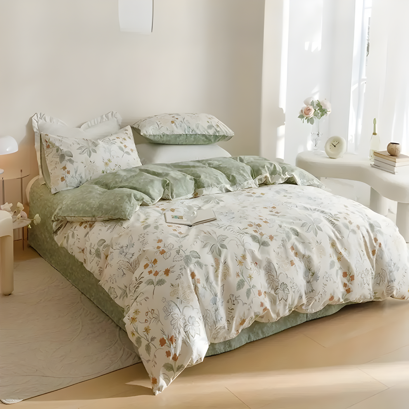 Florales Bettdecken-Set – 3-teilig, Weich und Hochwertig | Perfekt für alle Jahreszeiten