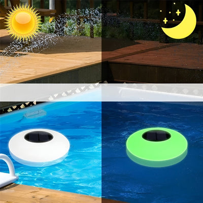Schwimmende LED-Solarlichter – Farbwechsel für Pool & Garten
