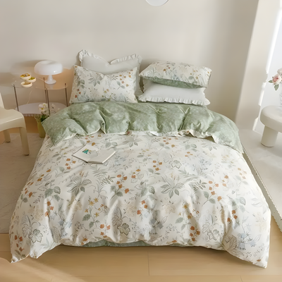 Florales Bettdecken-Set – 3-teilig, Weich und Hochwertig | Perfekt für alle Jahreszeiten