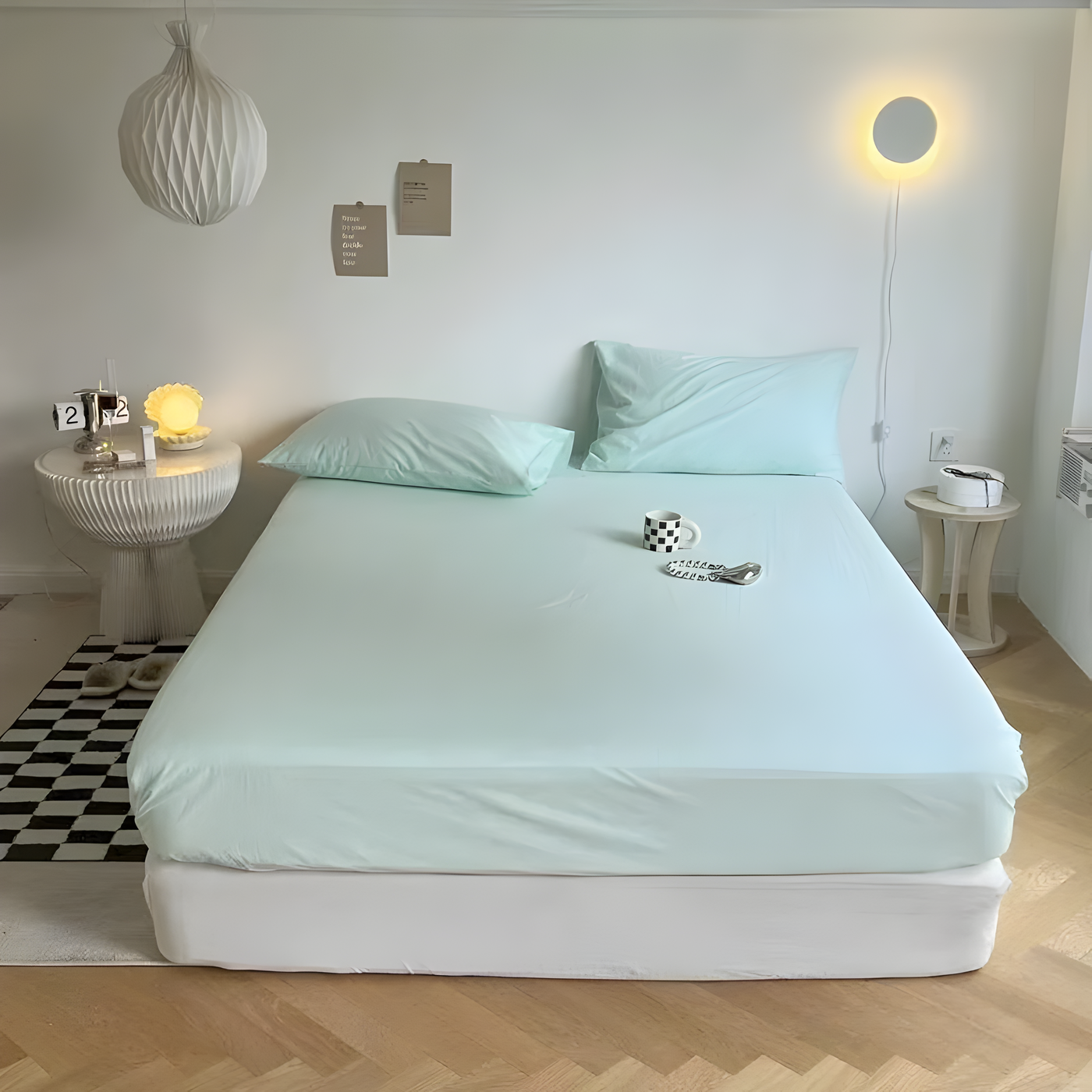 IvoryHaven Bedding - Gewaschene Baumwolle Bettlaken