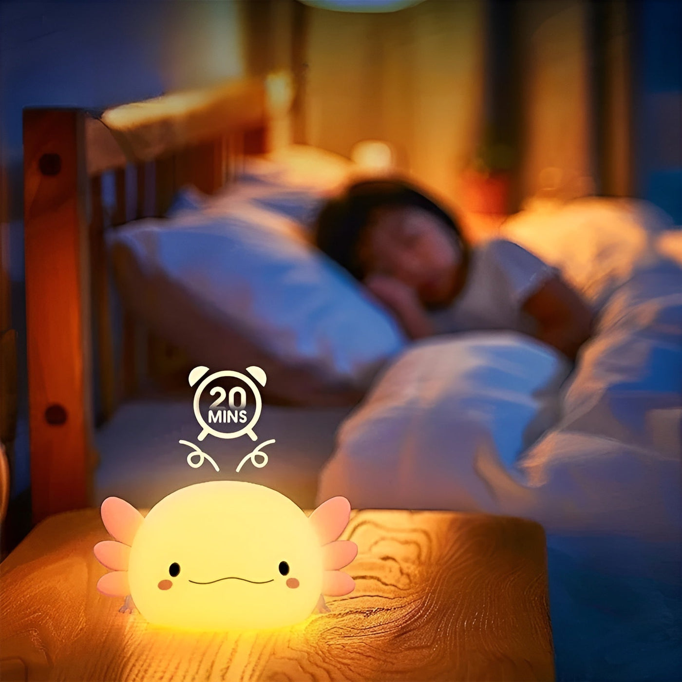 Kinder-Nachttischlampe in Rosa –  Perfekt als Nachtlicht für Mädchenzimmer