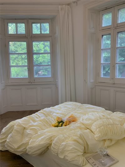 EtherealLuxe Bettwaren - Royal Beige Bettwäscheset