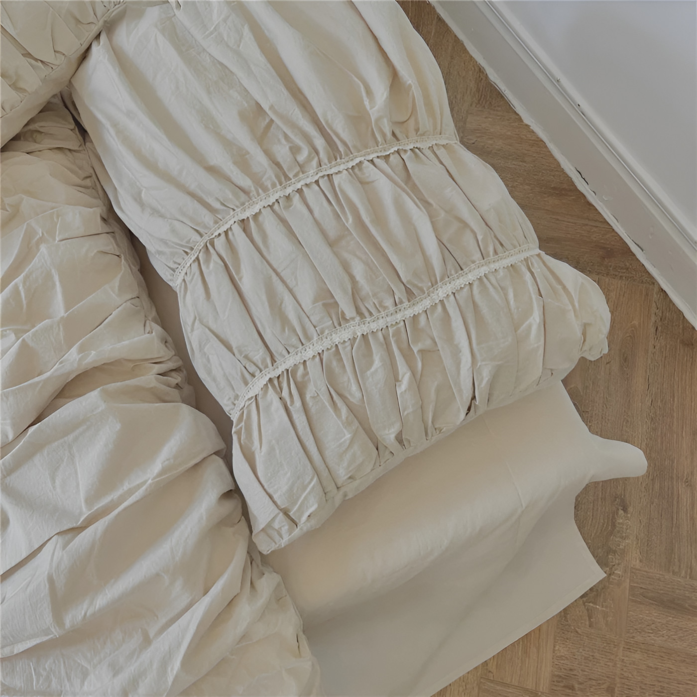 EtherealLuxe Bettwaren - Royal Beige Bettwäscheset