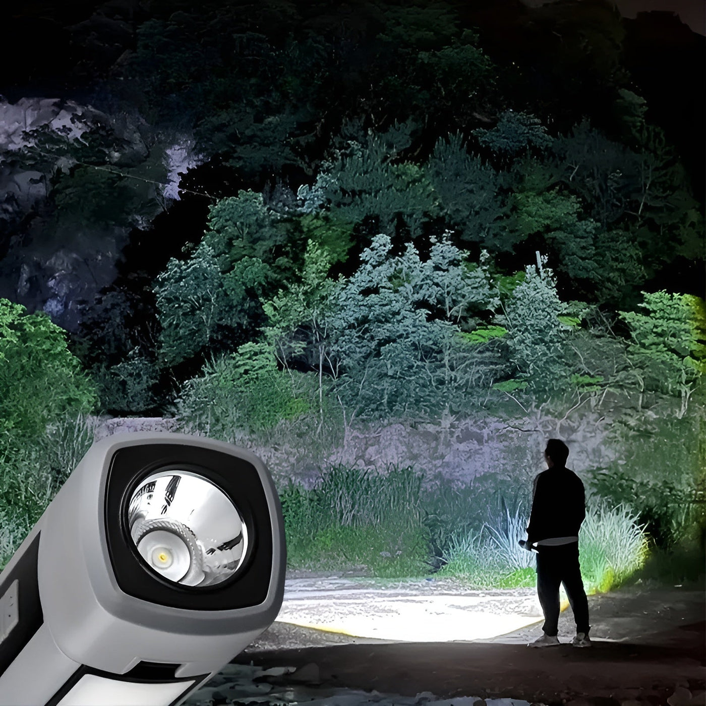 Campinglampe mit USB-Aufladung – Tragbar & 360° drehbar | Ideal für Outdoor & Notfälle