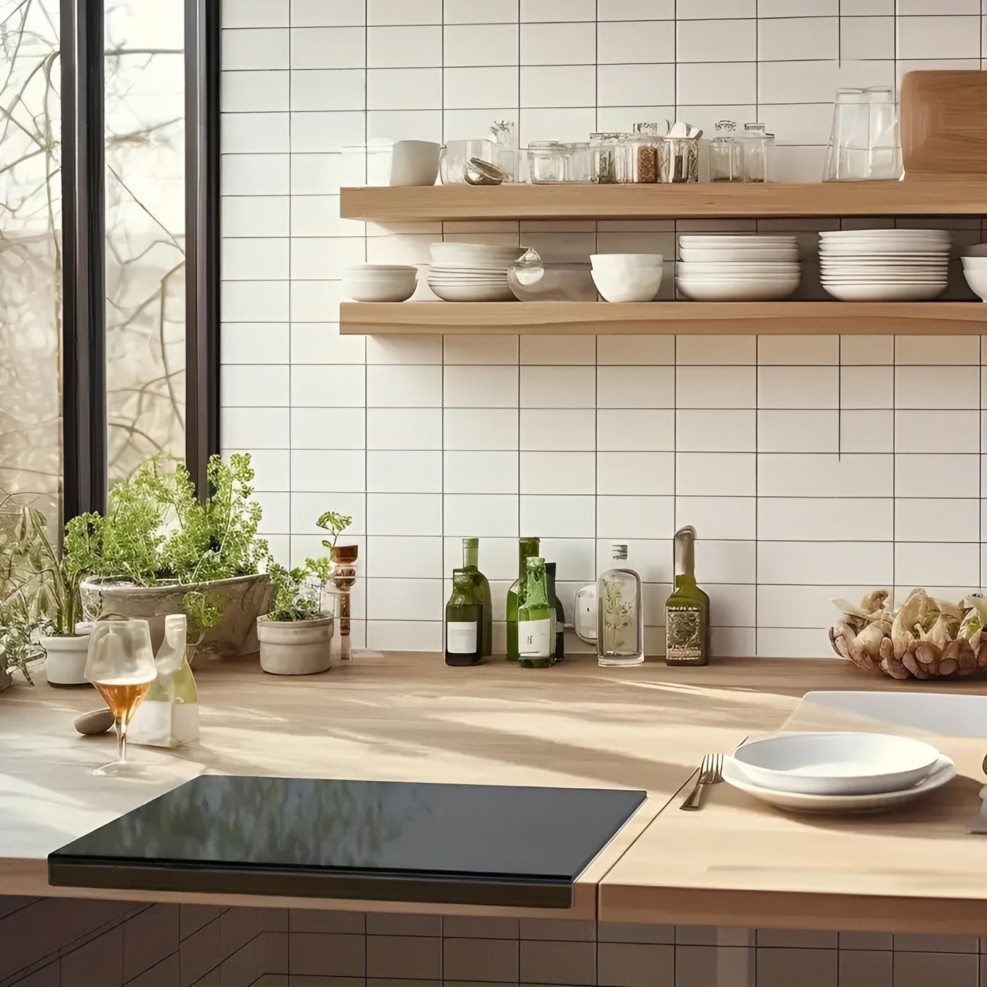 Schneidebrett mit rutschfester Unterseite – Vielseitig, Für jede Küche Geeignet