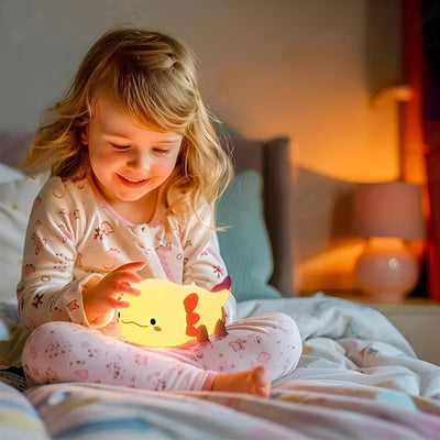 Kinder-Nachttischlampe in Rosa –  Perfekt als Nachtlicht für Mädchenzimmer