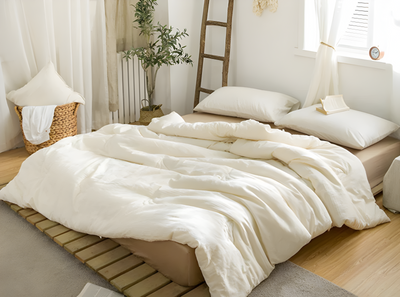 CloudWhisper Bedding - Modernes Bettdecken-Set aus Baumwolle