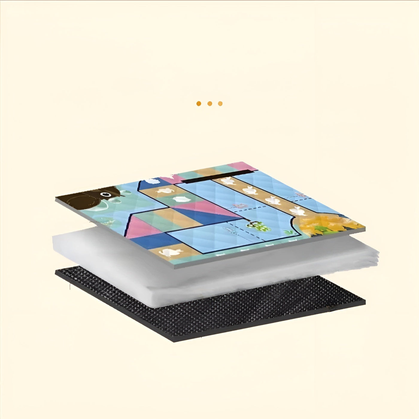 Faltbare Baby-Spielmatte – Wasserfest und Gepolstert | Ideal für Strand & Picknick