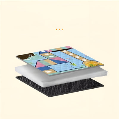 Faltbare Baby-Spielmatte – Wasserfest und Gepolstert | Ideal für Strand & Picknick