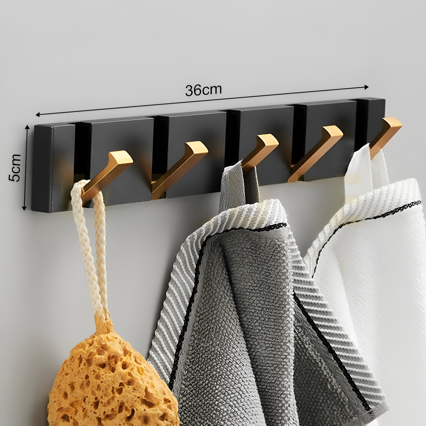 LuxeGrip Hook – Faltbarer 2-Wege-Installation Wandhaken