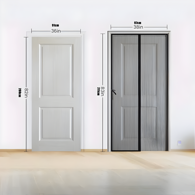 Magnetischen Fliegengitter Tür- Hochwertig und selbstschließend | Einfache Montage