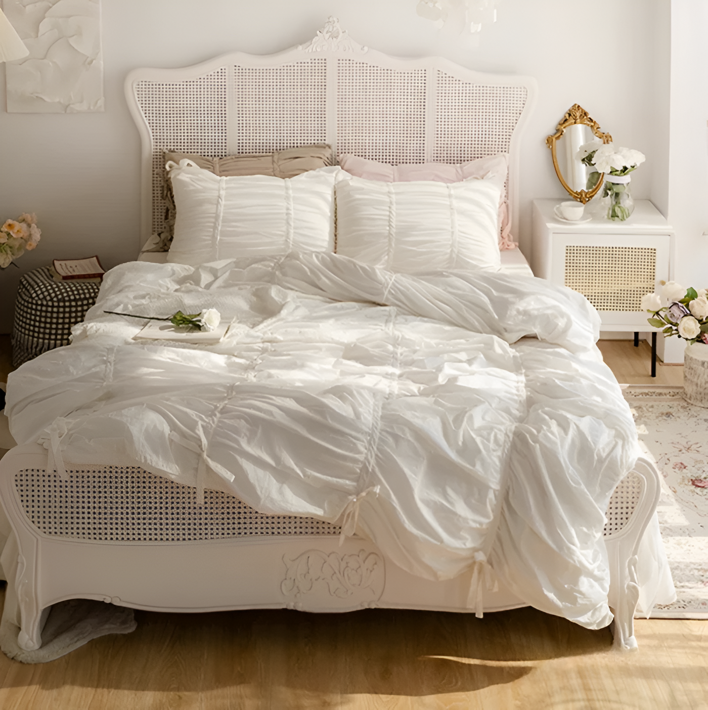 EtherealLuxe Bettwaren - Royal Beige Bettwäscheset