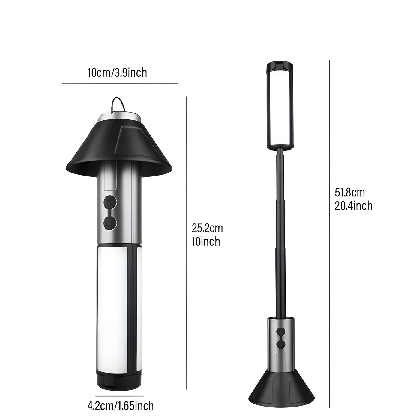 LED Campinglampe mit USB – Faltbar & Wiederaufladbar | 270° Schwenkarm & Mehrere Lichtmodi