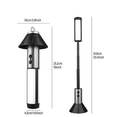 LED Campinglampe mit USB – Faltbar & Wiederaufladbar | 270° Schwenkarm & Mehrere Lichtmodi