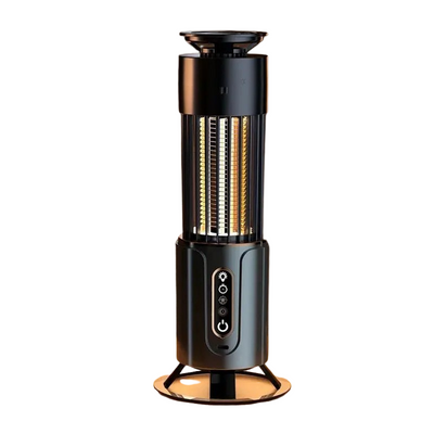 Mückenlampe mit USB – Wiederaufladbar & Wand- oder Tischmontage | Integriertes Nachtlicht & 3-Stufen-Timer