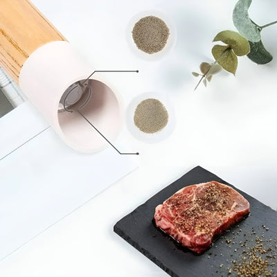 Salz- und Pfeffermühlen-Set – Verstellbares Mahlwerk | Stilvoll für jede Küche