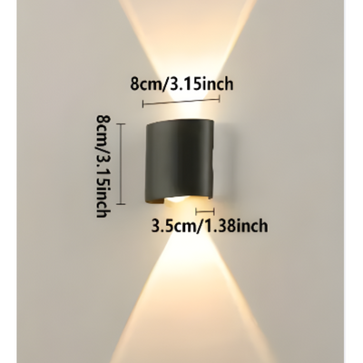 LumoStair - Minimalistische LED-Wandleuchte 3er-Set