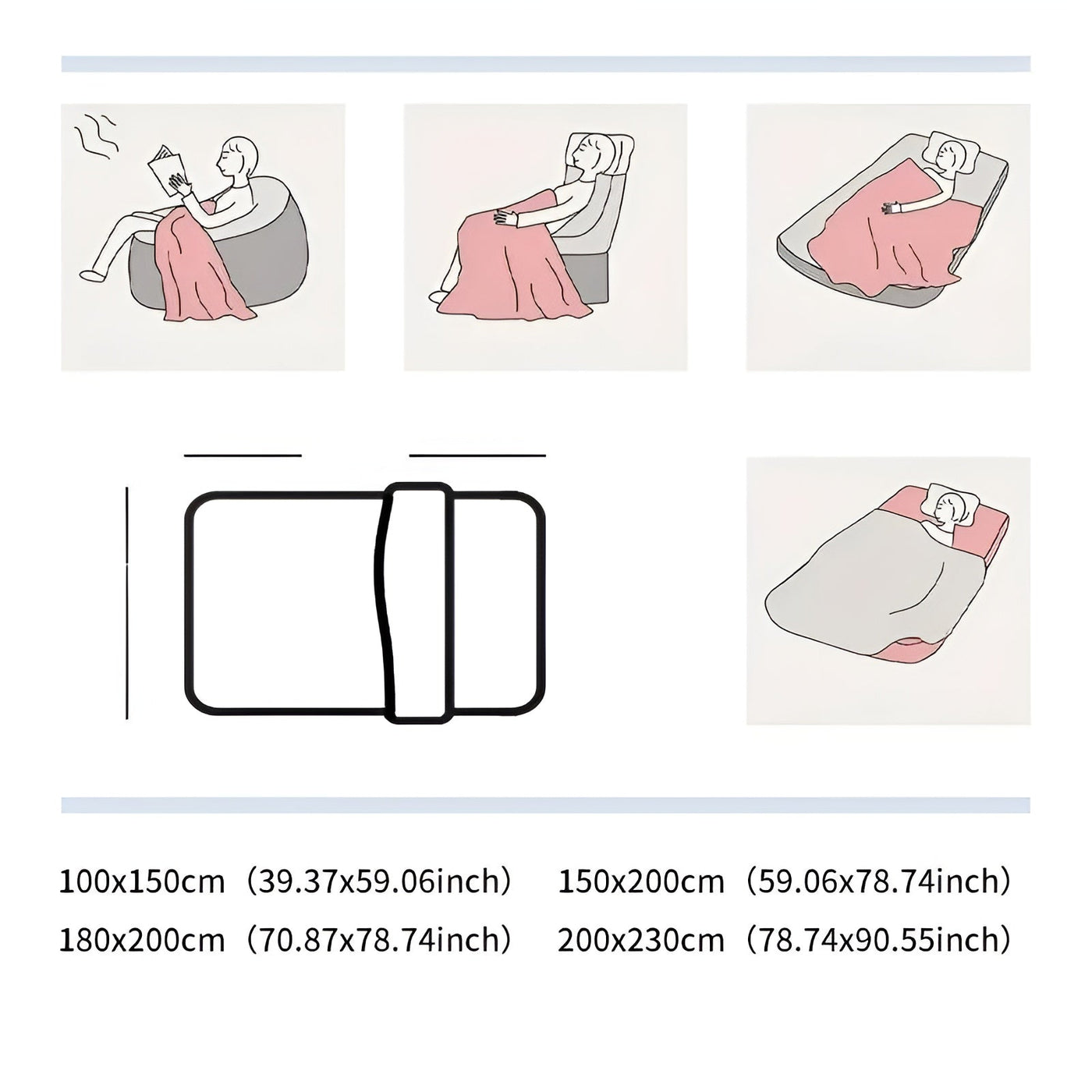 Leichte Sommerdecke – Atmungsaktiv & Weich | Waffelstruktur für alle Jahreszeiten
