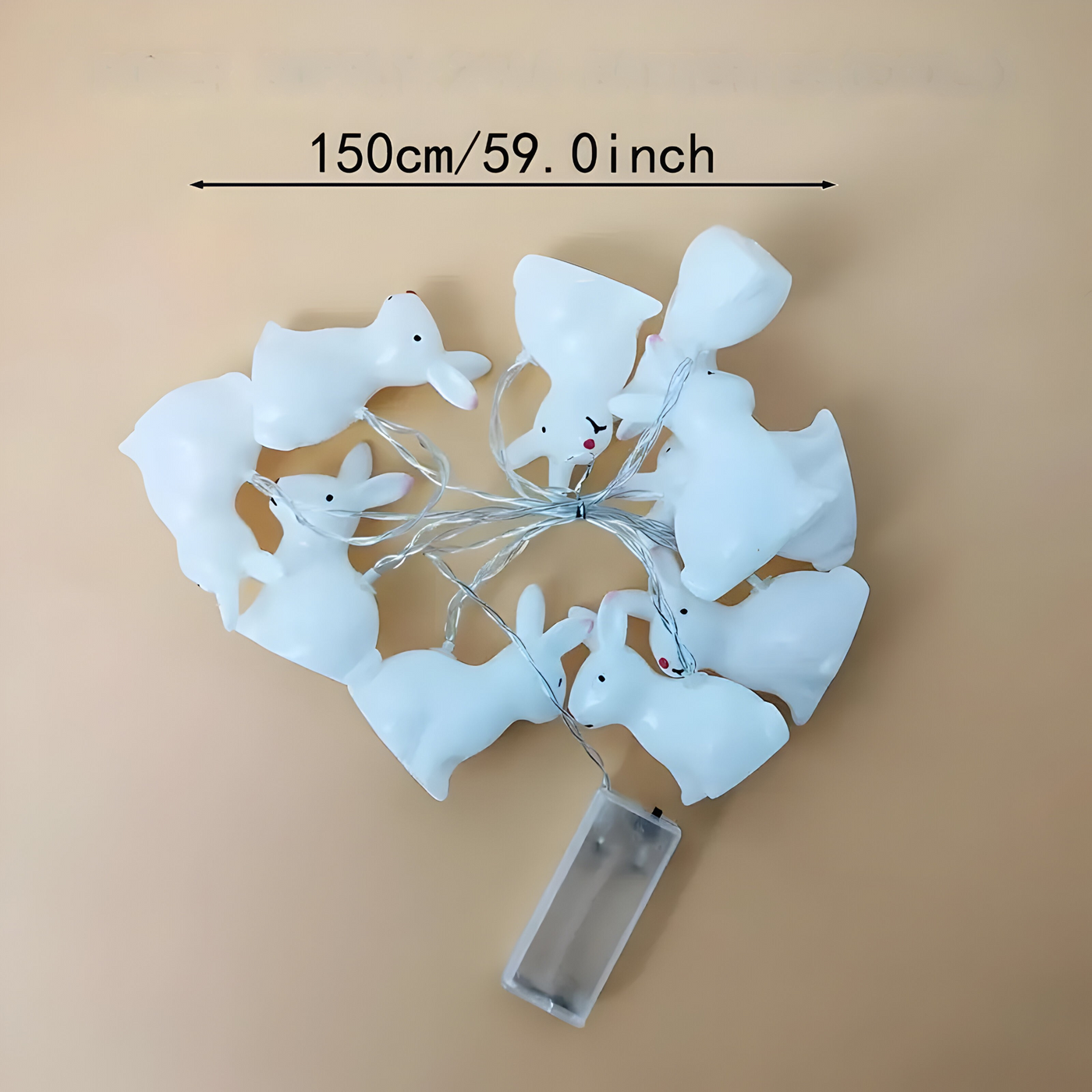 LumiRabbit Light - Vintage-Stil LED-Hasen Kette Licht