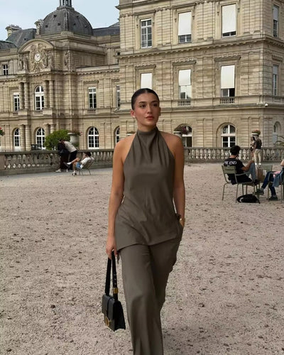 Heidi-Mode | Stilvolle Streetwear Chic Set - Top+Hose