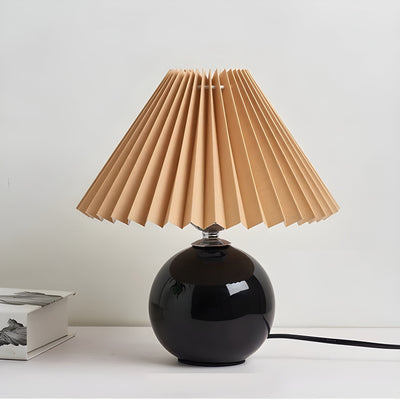 LumiPleat Lampe – Vintage Falten-Tischlampe