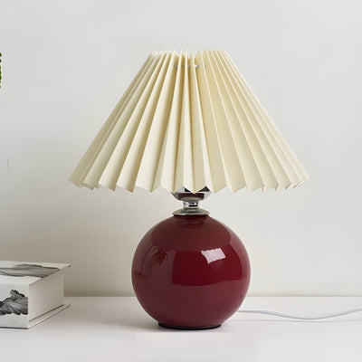 LumiPleat Lampe – Vintage Falten-Tischlampe