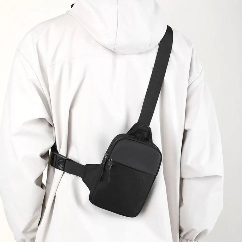 Wasserabweisende Canvas-Umhängetasche – Praktische Crossbody-Tasche für Herren zum Reisen und Wandern, kompakt und mit verstellbarem Tragegurt