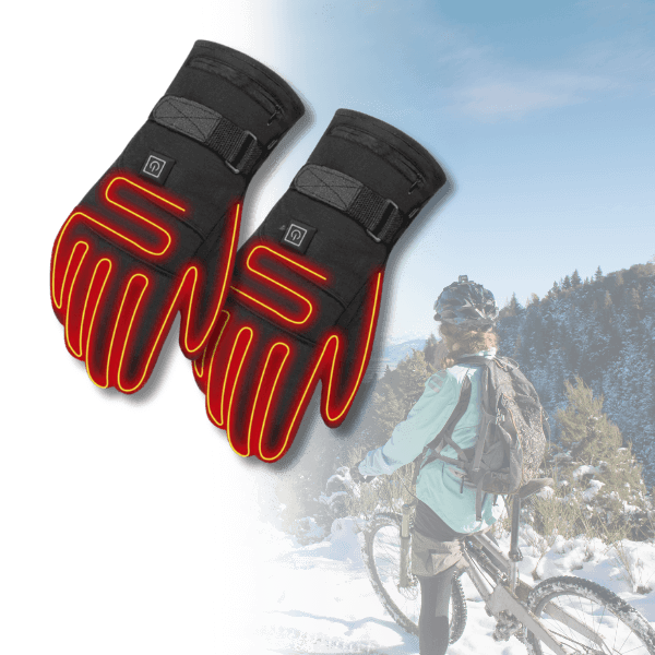 Elektrische Heizhandschuhe mit Touchscreen – 3 Heizstufen, schnelle Wärme für Outdoor-Aktivitäten