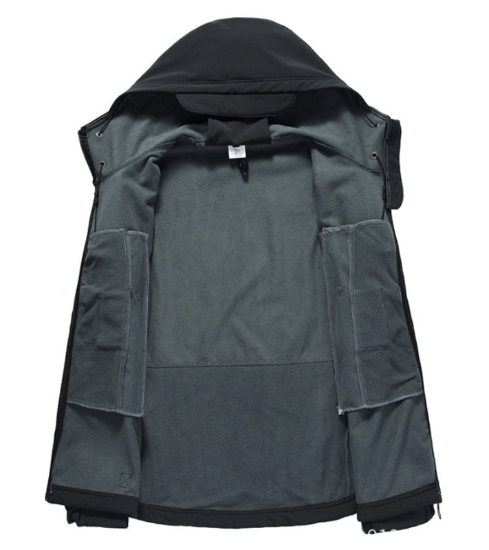 Herrenjacke mit Kapuze – Militärjacke für Outdoor-Aktivitäten