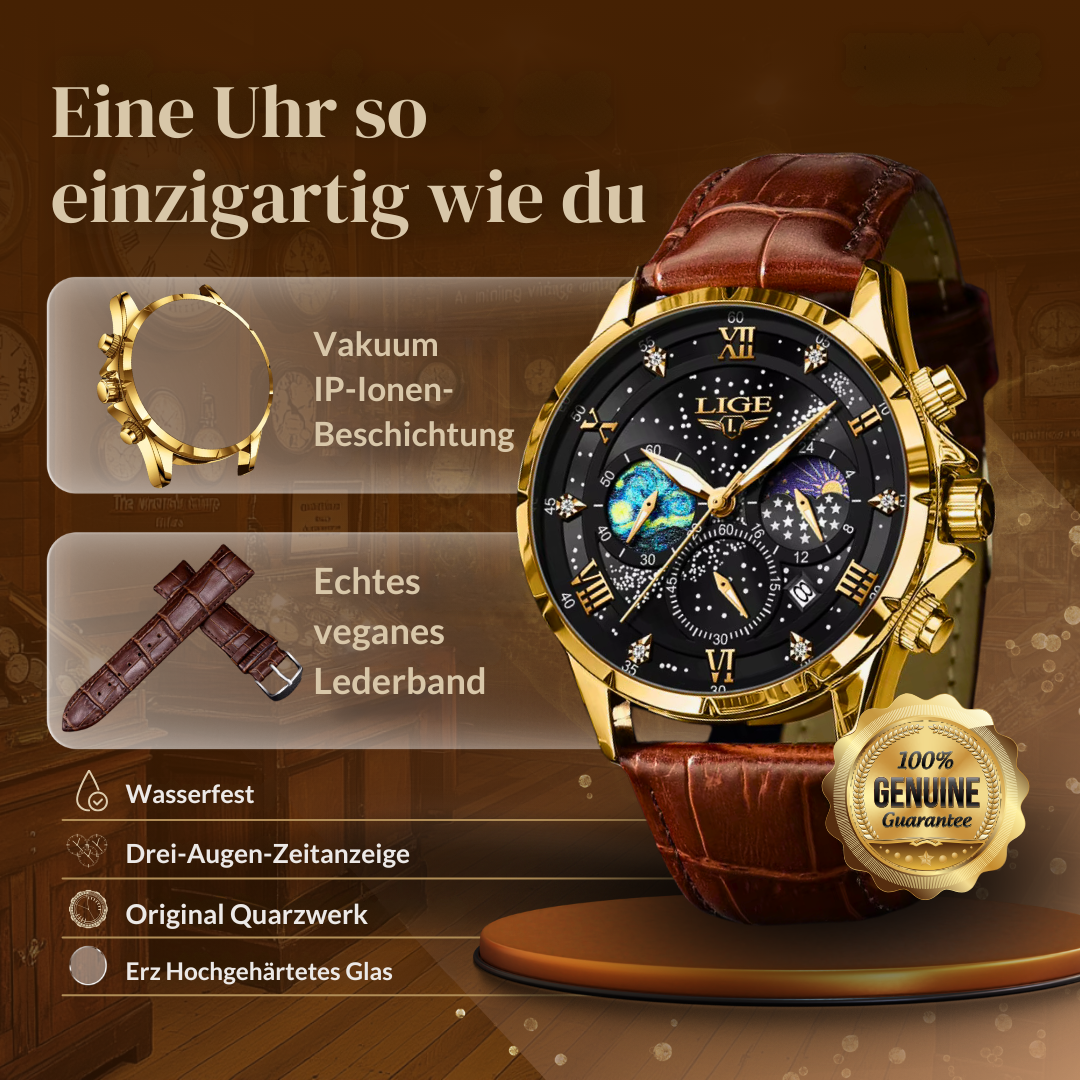 Lunaris | Elegante Mondphasen-Uhr
