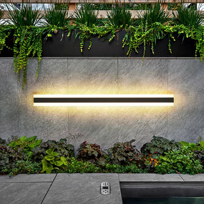 Wetterfeste Außenwandleuchte schwarz – Moderne LED Außenwandleuchte für Terrasse und Garten, IP65 wasserbeständig