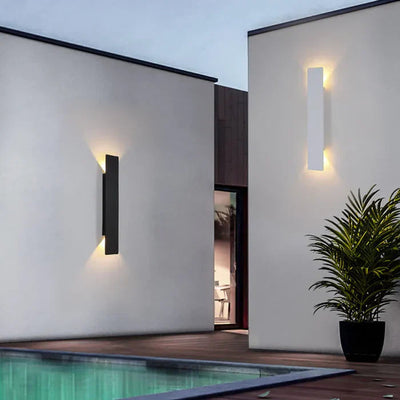 LED Außenwandleuchte aus Aluminium – stilvolle langlebige Beleuchtung für Garten und Terrasse