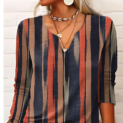 Christanin | Damen Bequeme Bluse | Jahrgang