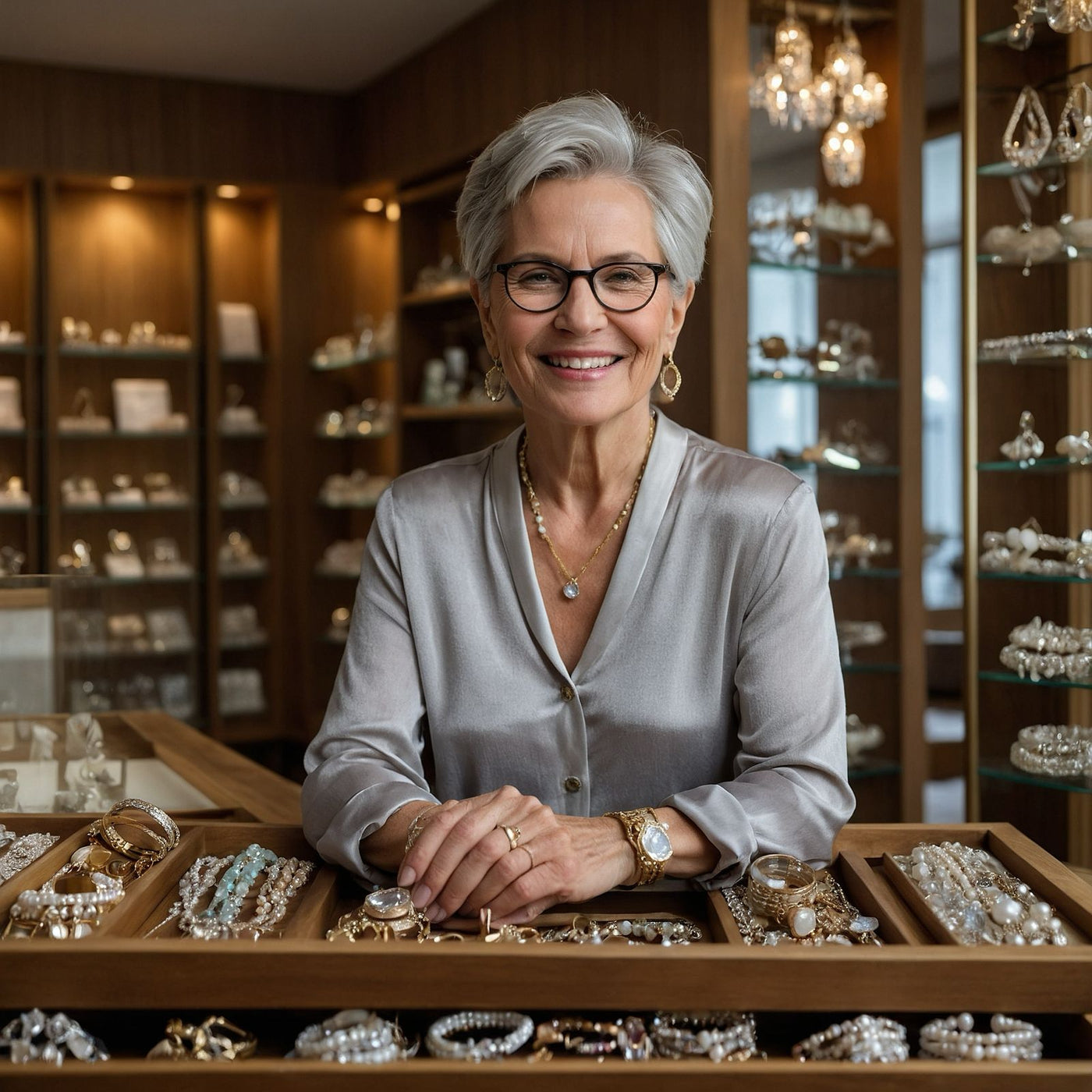 Barbara – Blütenzauber-Studs