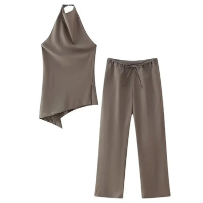 Heidi-Mode | Stilvolle Streetwear Chic Set - Top+Hose