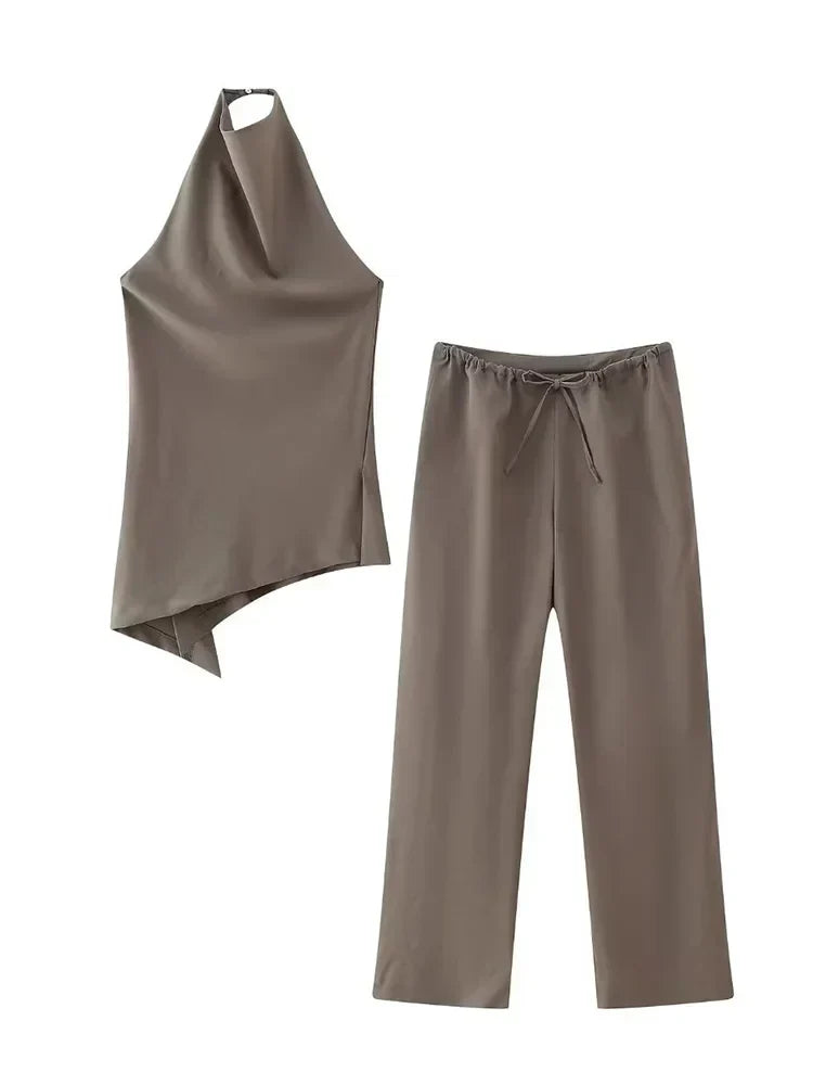 Heidi-Mode | Stilvolle Streetwear Chic Set - Top+Hose