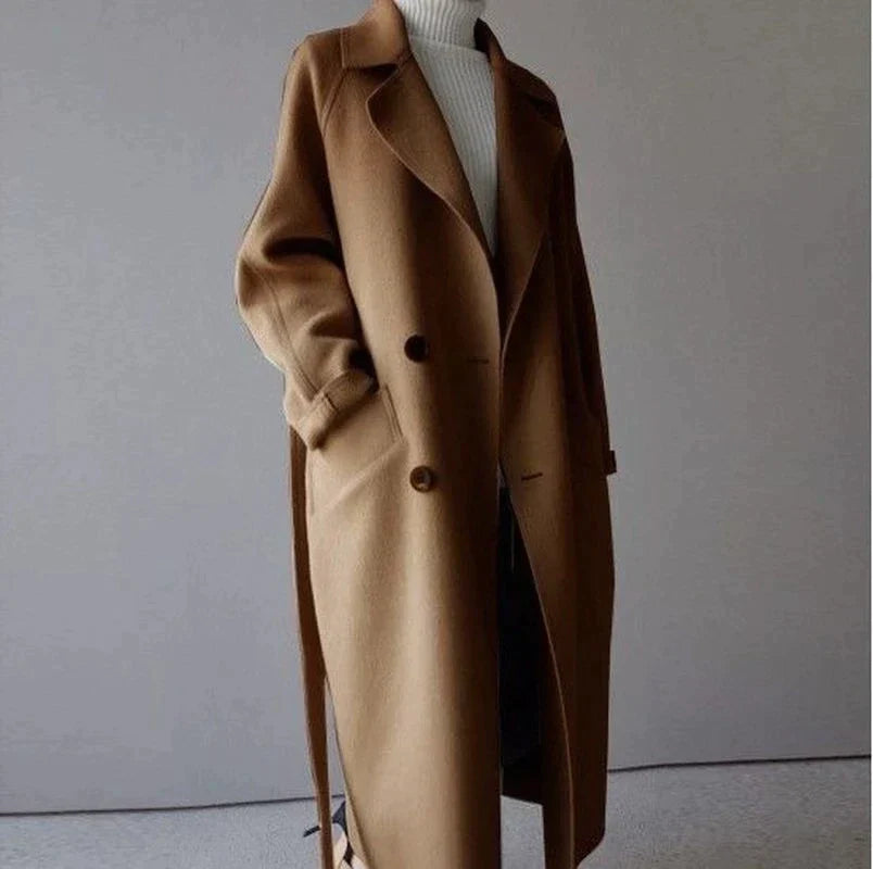Natalia | Eleganter Wollmantel für jeden Anlass