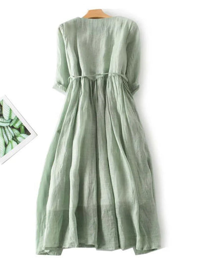 Hortensia – Leichtes Atmungsaktives Kleid Für Frühling/Sommer