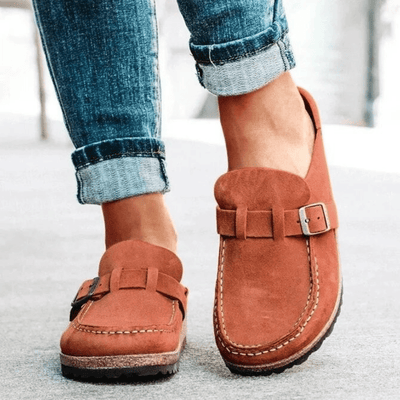 Pantoletten für Damen - Bequeme Clogs mit Korksohle für Sommer
