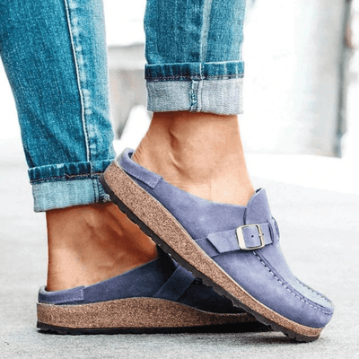 Pantoletten für Damen - Bequeme Clogs mit Korksohle für Sommer