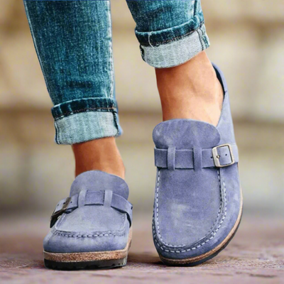 Pantoletten für Damen - Bequeme Clogs mit Korksohle für Sommer