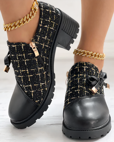 NedraEleganz | Bequemer Blockabsatz mit spitzen Akzenten