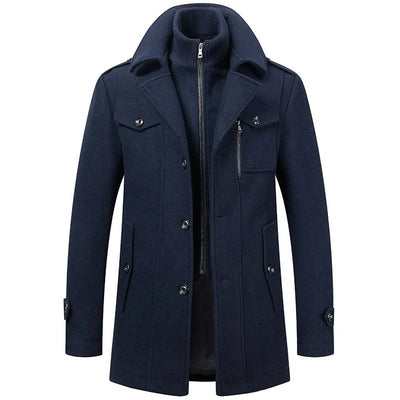 Zweiteilige Herren-Winterjacke mit isolierender Innenjacke – wasserabweisend, stylisch und warm