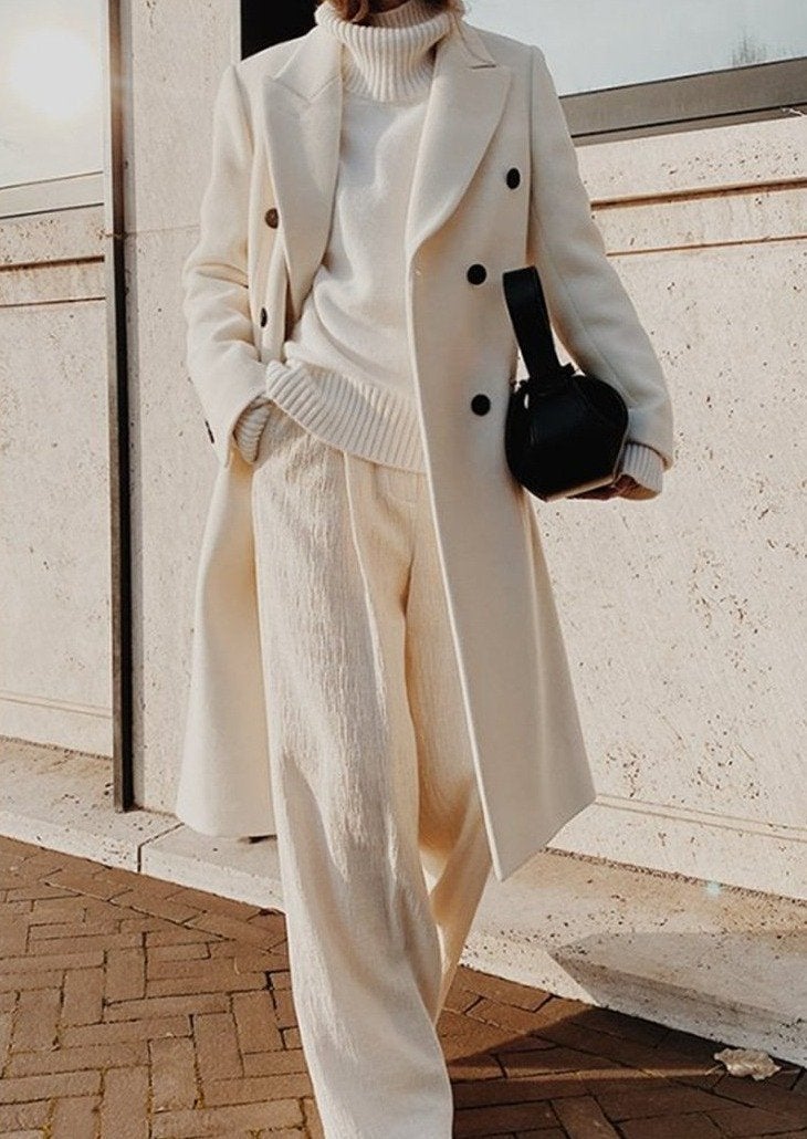 Sarah | Eleganter Wintermantel Damen Lang