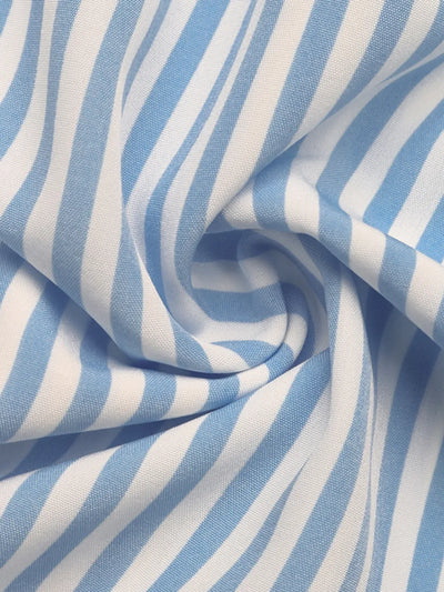 Smocked Striped Wide Striped Midi Dress