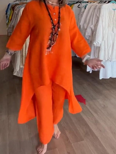 Freida - Lässig Leinen Kleid