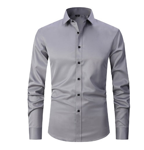 FlexiStyle Hemd | Knitterfreies, Dehnbares Shirt für den modernen Mann